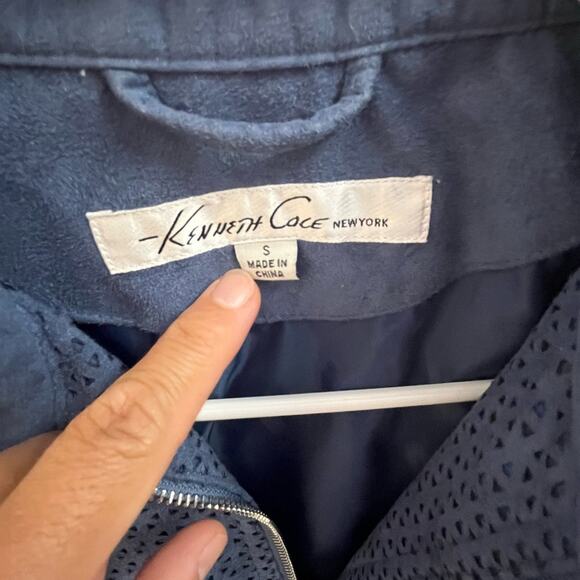 Kenneth Cole new york Jacket size small casual work motor - Picture 3 of 3